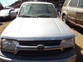 2001 TOYOTA 4RUNNER SR5 SILVER 3.4L AT 2WD Z18338